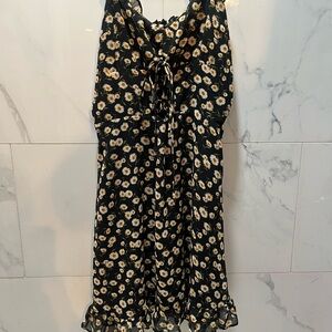Forever 21 Black Floral Dress